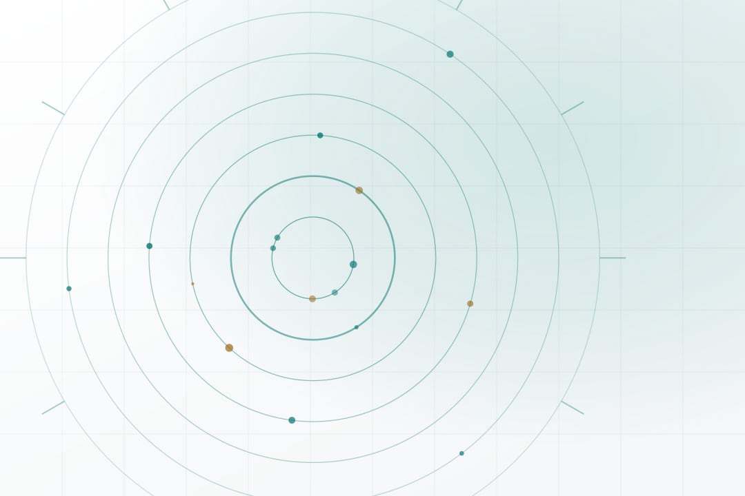 Schéma abstrait évoquant le diagnostic : observation et analyse du contexte